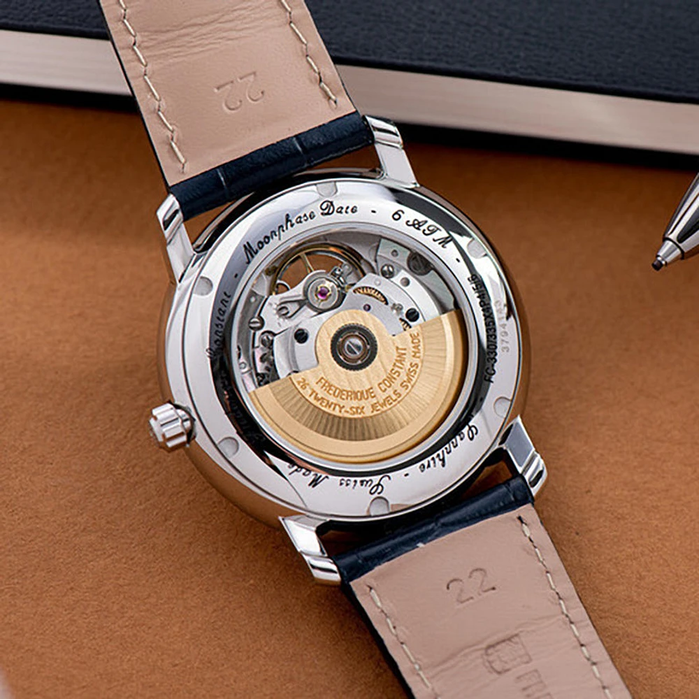 Frederique Constant Classics Heart Beat Moonphase Date | FC-335MCNW4P2