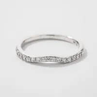 Matching Diamond Wedding Band 14K White Gold (0.13ct tw)