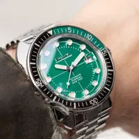 Bulova Men's Oceanographer Automatic In Green Dial | 96B322