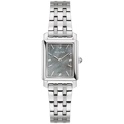 Bulova Sutton Grey Dial Ladies Watch | 96P252