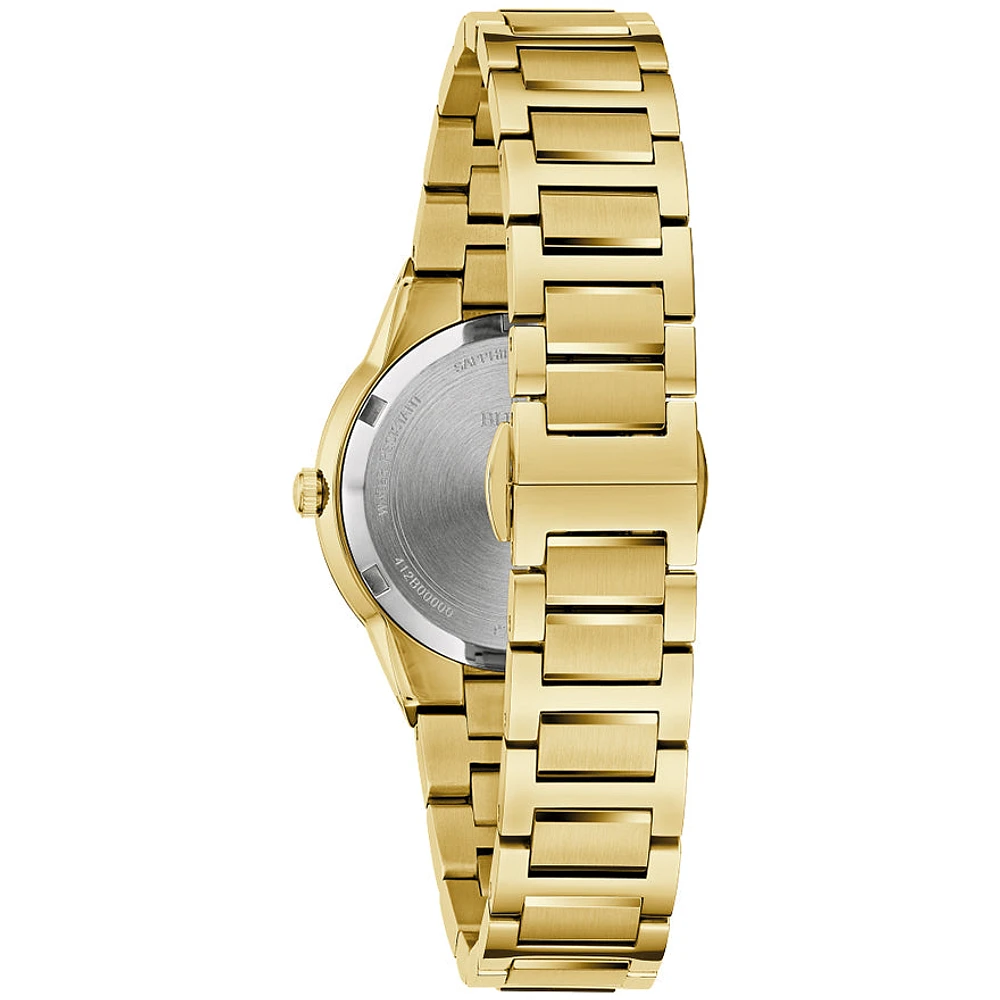Bulova Millennia Gold Tone Ladies Watch | 97L175