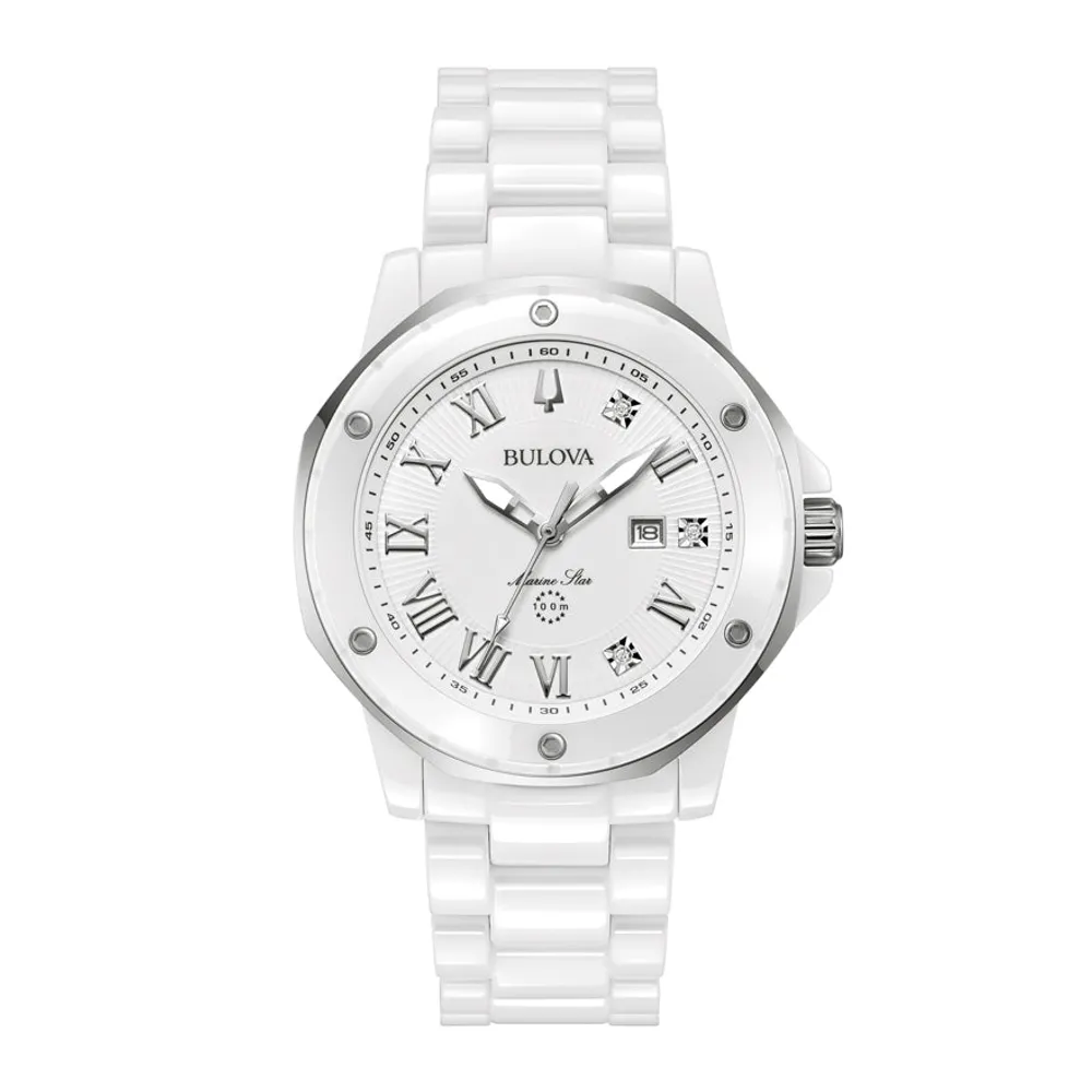 Bulova Marine Star Marc Anthony Collection Ceramic Watch | 98P222