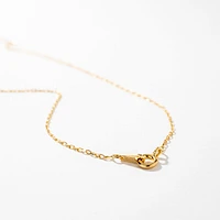 10K Italian Yellow Gold 1mm Open Cable Chain (18")