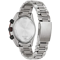 Citizen Eco-Drive Attesa Black Dial Super Titanium Watch | AT8189-61E
