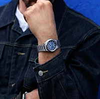 Citizen Eco-Drive Zenshin Three-hand Blue Dial Titanium Watch | AW0130