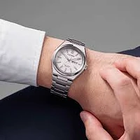 Citizen Eco-Drive Zenshin Three-hand White Dial Titanium Watch | AW013
