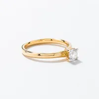 Solitaire Diamond Engagement Ring 14K Yellow Gold (0.40 ct tw)