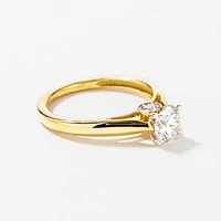 Diamond Engagement Ring 14K Yellow and White Gold (0.80 ct tw)