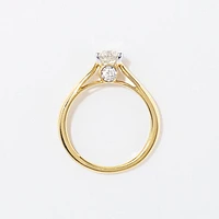 Diamond Engagement Ring 14K Yellow and White Gold (0.80 ct tw)