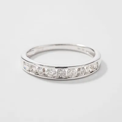 14K Channel Set Diamond Wedding Band (0.40 ct tw)