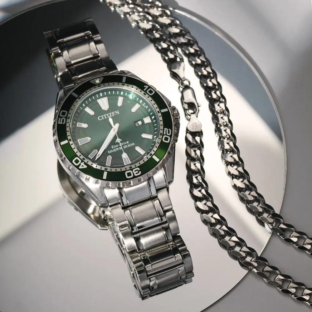 Citizen Eco-Drive Promaster Dive Green Dial | BN0199-53X