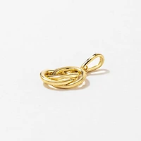 Love Knot Pendant in 10K Yellow Gold