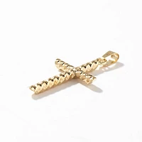 10K Yellow Gold Cross Pendant