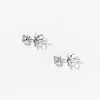 Diamond Stud Earrings in 14K White Gold (0.90 ct tw)