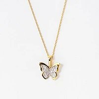 Butterfly Diamond Pendant | Ann-Louise Jewellers