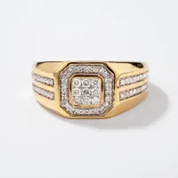 Gent’s Diamond Ring 10K Yellow Gold (0.50 ct tw)