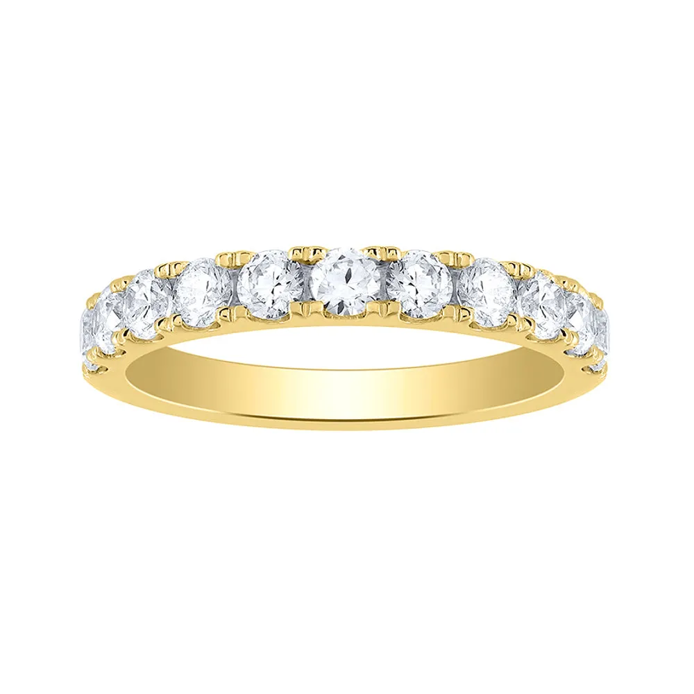 Diamond Anniversary Ring 14K Yellow Gold (1.00 ct tw)