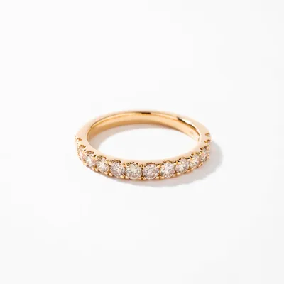 14K Yellow Gold Diamond Anniversary Band (0.75 ct tw)