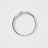 Gent's Wedding Band 10K White Gold (0.03 ct tw)