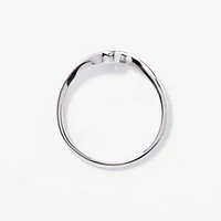 Solitaire Diamond Ring 10K White Gold (0.15ct tw)