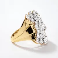 Diamond Dinner Ring 10K Yellow Gold (1.00 ct tw)