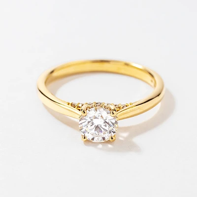 Diamond Engagement Ring 14K Yellow Gold (0.83 ct tw)