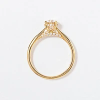 Diamond Engagement Ring 14K Yellow Gold (0.83 ct tw)