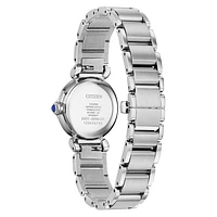 Citizen Eco-Drive L Mae White Dial Stainless Steel Bracelet | EM1130-8