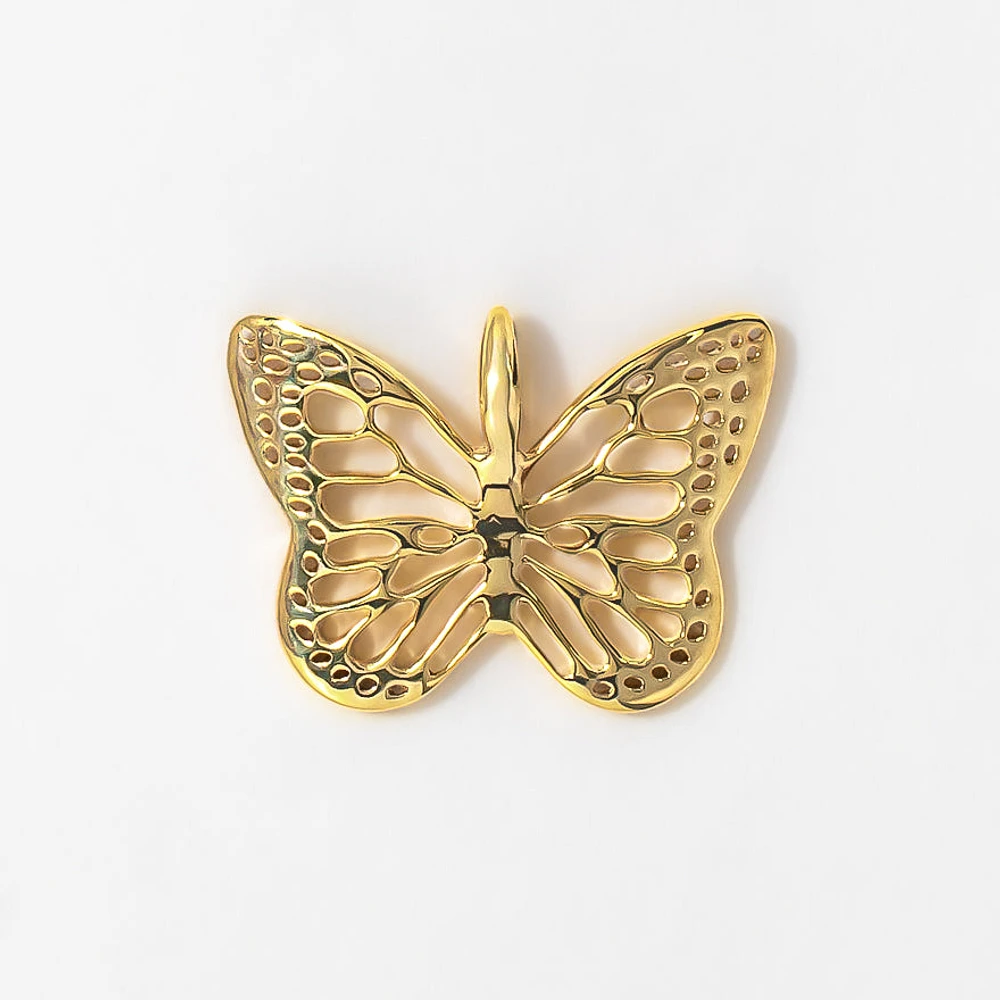 Butterfly Pendant in 10K Yellow Gold