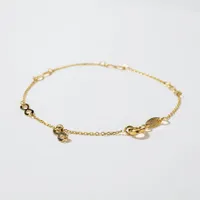 Infinity Bracelet in 10K Yellow Gold