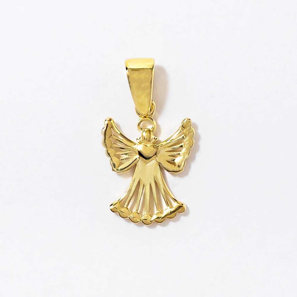 Angel Pendant in 10K Yellow Gold