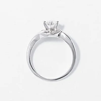 Diamond Engagement Ring 14K White Gold (0.50 ct tw)