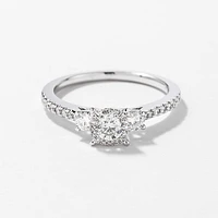 Diamond Engagement Ring 14K White Gold (0.68 ct tw)