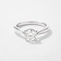 Canadian Diamond Solitaire Engagement Ring 14K Gold (1.00 ct