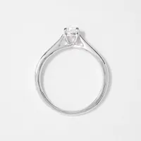 Canadian Diamond Solitaire Engagement Ring 14K Gold (0.30 ct