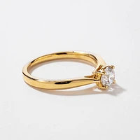 Canadian Diamond Solitaire Engagement Ring 14K Yellow Gold (0.50 ct