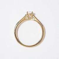 Canadian Diamond Solitaire Engagement Ring 14K Yellow Gold (0.50 ct