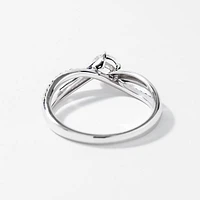 Diamond Engagement Ring 14K White Gold (0.64 ct tw)