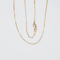 0.70mm Box Chain in 14K Yellow Gold (16")