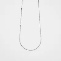 0.70mm Box Chain in 14K White Gold (20")