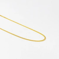 10K Yellow Gold 1.5mm Curb Chain (20")