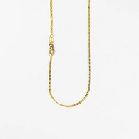 10K Yellow Gold 1.5mm Curb Chain (20")