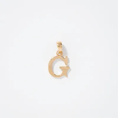 "G" Initial Pendant in 10K Yellow Gold