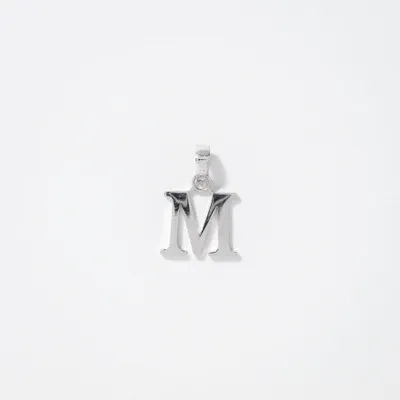 M" Initial Pendant in 10K Gold