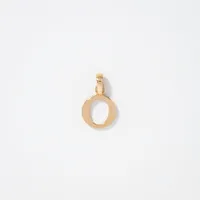 "O" Initial Pendant in 10K Yellow Gold