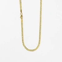 2.6mm Curb Chain in 10K Yellow Gold (24")