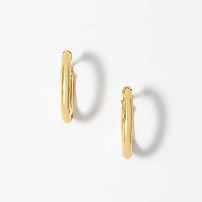 Hoop Earrings in 10K Yellow Gold