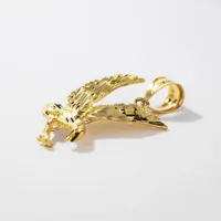 Eagle Pendant in 10K Yellow Gold