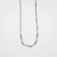 3mm Figaro Chain in Silver (22")