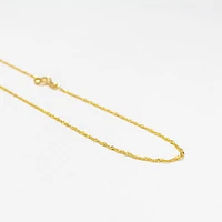 10K Yellow Gold 1.00mm Singapore Chain (20")